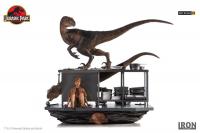 Velociraptors In The Kitchen & Tim Murphy The Jurassic Park Art Scale 1/10 Statue Diorama  pravěký svět