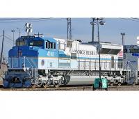 Union Pacific UP #4141 HO Bush Light Blue Silver Scheme Class SD70ACe Genesis Diesel-Electric Locomotive DCC & Sound