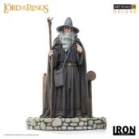 Gandalf Atop A Stony Circle Base The Lord Of The Rings Deluxe Art Scale 1/10 Statue