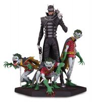 The Jokerized Batman Who Laughs & Robin Minions Dark Nights Metal Deluxe Statue