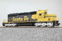 Atchison, Topeka & Santa Fe ATSF #5128 HO Snoot Nose Beacon Light Class EMD SD40-2 Diesel-Electric Locomotive  DC/AC DCC & Sound