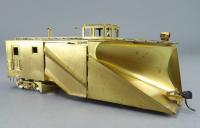 Overland #1343 HO 1984 Brass Scale Maintenance-of-Way Steel Double Track Russell Snowplow  sněhový pluh
