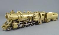 Great Northern O-4 2-8-2 RUNNING ISSUE HO Scale Brass Long Steam Locomotive & Tender