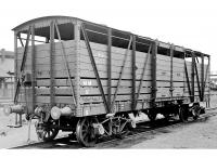 Victorian Railways VR #MM HO Brown Scheme Class MM Livestock Despatch Cattle Stock Car Wagon vagón na přepravu dobytka