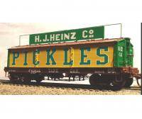 H.J. Heinz Company #2203 HO 1907 Yellow Green Scheme Coffin Pickle Tank Car KIT  stavebnice