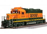 Burlington Northern & Santa Fe BNSF #2008 HO HERITAGE I Scheme Class EMD GP20 Road-Switcher Diesel-Electric Locomotive DC DCC & Paragon4 Sound