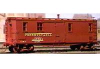 Pennsylvania RailRoad PRR #7512 HO XL DS Tool Material Camp Box Car KIT stavebnice
