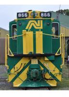 Australian National Railway AN #866 Green Yellow Scheme Class ALCO 830 (DL531) Road-Switcher Diesel-Electric Locomotive for Model Railroaders Inspiration