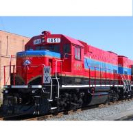 Piedmont & Northern PNRW #1451 Patriot Rail Red Black Blue Stripe Scheme Class GP15-1 Road-Swithcer Diesel-Electric Locomotive for Model Railroaders Inspiration