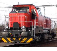Třinecké železárny, a.s.#723.703-5 Red White Stripe Scheme Class 723 EffiShunter 500 Road-Switcher Diesel-Electric Locomotive for Model Railroaders Inspiration