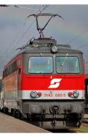 Österreichische Bundesbahnen ÖBB #1142 685-5 HO Red White Scheme Class 1042/1142 Electric Locomotive DCC & Sound