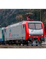 Mercitalia Rail FS #E 412 013 HO Argento Telaio Frontale Rosso Scheme Class EU43 (E.412) Electric Locomotive DCC & Sound