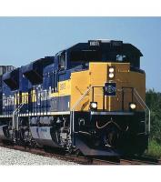 EMDX #GM75 Demostrator Dark Blue Yellow Front & Stripe Scheme Class SD70M-2 Diesel-Electric Locomotive for Model Railroaders Inspiration