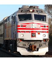 METRA METX #211 HO CB&Q HERITAGE Grey Cherry Red Stripes Scheme Winnebago Class EMD F40PHM-2 (now F40PHM-3) Passenger Commuter Diesel-Electric Locomotive DCC & Sound