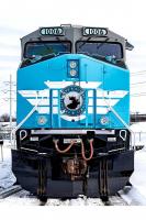 Central Maine & Quebec CMQ #1006 Grey Light Blue White Lettering Scheme Class GE AC4400CW Diesel-Electric Locomotive for Model Railroaders Inspiration