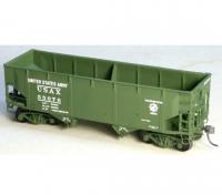United States Army #55076 HO 33-foot Offset-Side 2-Bay Open Hopper Car  KIT  2.012  stavebnice