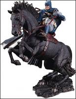 Batman Atop His Steed A Call to Arms Mini Battle Statue