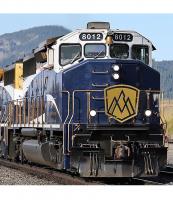 Rocky Mountaineer Railtours #801X Blue Gold Scheme Class EMD GP40-2LW Diesel-Electric Locomotive for Model Railroaders Inspiration