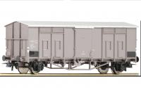 Ferrovie dello Stato #76600 HO Type GhKs-w 2-Axle Pitched Roof Closed Wagon 