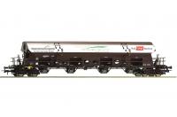 Österreichische Bundesbahnen Agro Freight #76413 HO Type Tadns Swing Roof 4-Bay Hopper Car