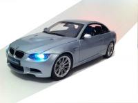BMW M3 E92 Convertible Retractable Roof 1/18 Die-Cast Vehicle (LED Lighting & Sound Tuning)