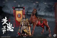 General Huang Zhong 黃忠 A.K.A Hansheng On Horseback The Three Kingdoms DELUXE Sixth Scale Collector Action Figure Set