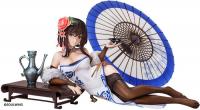 Keiseiran Zhaojun Yuhuan Lying Under Umbrella Sexy Anime Figure