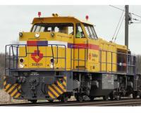 Strukton Railinfra #1206 HO Carin Yellow Scheme Class G 1206 Mak Diesel-Hydraulic Switcher Locomotive DCC & Sound