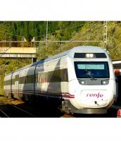 La Red Nacional de los Ferrocarriles Españoles RENFE #121 502 Avant Medium-Distance Class 120 (121) 4-Coach EMU High Speed Commuter Train for Model Railroaders Inspiration