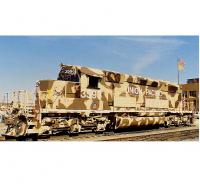 Union Pacific UP #3593 HO Desert Victory Camouflage Scheme Class EMD SD40-2 Diesel-Electric Locomotive DCC & Sound