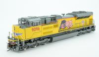 Union Pacific UP #9082 HO US Flag Building America Scheme Class SD70ACe (UP SD70AH) Genesis Diesel-Electric Locomotive DCC & SoundTraxx Tsunami2