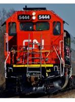 Canadian National CN #5444 Red Black Scheme Class EMD SD60 Road-Switcher Diesel-Electric Locomotive for Model Railroaders Inspiration
