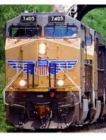 Union Pacific UP #7529 HO US Flag Building America Class GE ES44AC Evolution GEVO Diesel-Electric Locomotive DCC & SoundTraxx