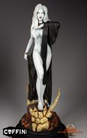 Lady Death Atop A Skeletons Palm Base The Seductress Statue