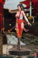Ninja Momiji In A Red Combat Outfit The Female Japanese Warrior Sixth Scale Collector Figure