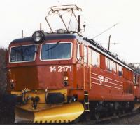 Norges Statsbaner AS #14 2171 HO Black Red Scheme Class NSB El 14 Freght Electric Locomotive DCC & Sound