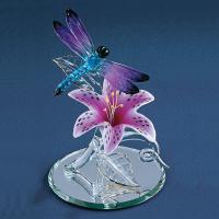 Dragonfly & Lily The Glass Diorama
