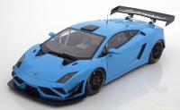 Lamborghini Gallardo GT3 FL2 2013 Light Blue Metallic 1/18 Die-Cast Vehicle