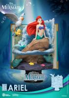 Ariel The Little Mermaid Disney Story Book D-Stage Statue Diorama malá mořská víla