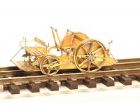 Brass Draisine HO Maintenance Of Railway Hand Rail Vehicle KIT  stavebnice drezína