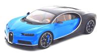 Bugatti Chiron 2017 Light Dark Bue 1/12 Die-Cast Vehicle