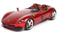 Ferrari Monza SP2 2019 Red Metallic 1/18 Die-Cast Vehicle
