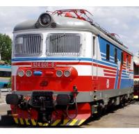 České Dráhy ČD #124 601-6 Šestikolák Red White Blue Scheme Class 124.6 (E 469.3030) Electric Locomotive for Model Railroaders Inspiration