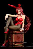 Erza Scarlet Girl In A Red Bunny Outfit Sexy Anime Figure