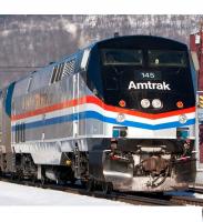 Amtrak AMTK #130 Blue Red Silver Scheme Class GE P42DC Passenger Diesel-Electric Locomotive for Model Railroaders Inspiration
