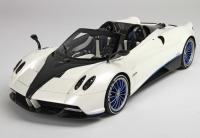 Pagani Huayra Roadster Micalized White 1/18 Die-Cast Vehicle