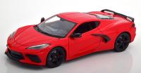 Chevrolet Corvette C8 Stingray 2020 Red 1/18 Die-Cast Vehicle