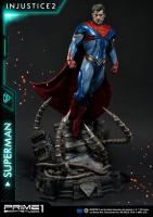 Superman Atop A Brainiac Theme Base The Injustice 2 DELUXE Statue