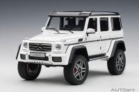 Mercedes-Benz G500 4×4² Gloss White 1/18 Die-Cast Vehicle