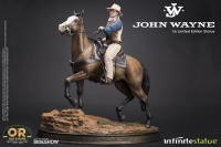 John Wayne On Horseback The Western OLD & RARE Sixth Scale Statue Diorama